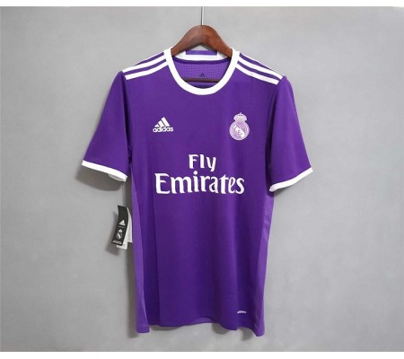 Real Madrid 16/17 Away Purple Soccer Jersey